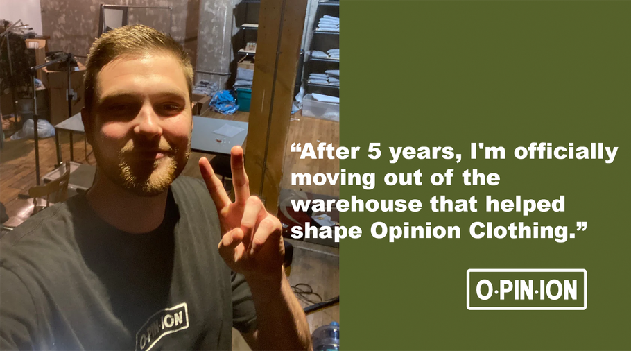 We are moving out of the warehouse