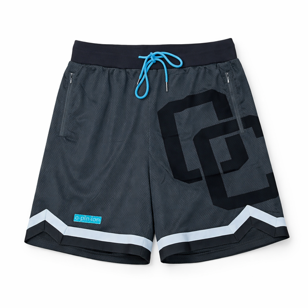 OC Mesh Shorts Gun Metal - Opinion Clothing