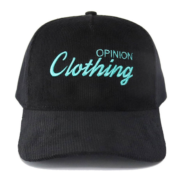 Corduroy Script Hat
