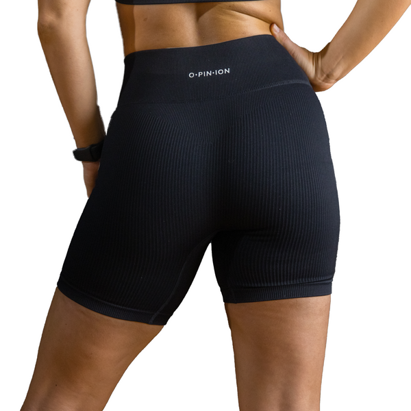 Opinion Clothing Minneapolis Streetwear Onyx Ribbed Knockout Shorts