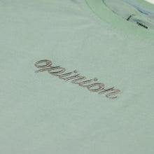 Load image into Gallery viewer, Opinion Clothing Minneapolis Streetwear Teal Cursive T-Shirt