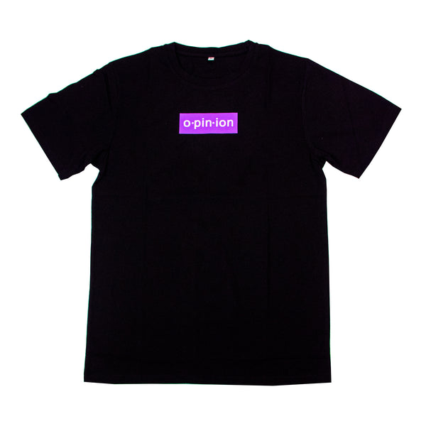 Opinion Clothing Minneapolis Streetwear Purple Box Logo T-Shirt