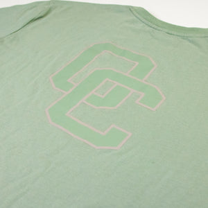 Opinion Clothing Minneapolis Streetwear Teal Cursive T-Shirt